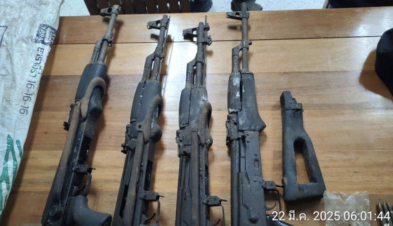 ตร.พังงารวบ 4 หนุ่มซุกอาวุธปืนสงครามพร้อมกระสุน สารภาพมุ่งหน้าสู่ภูเก็ต