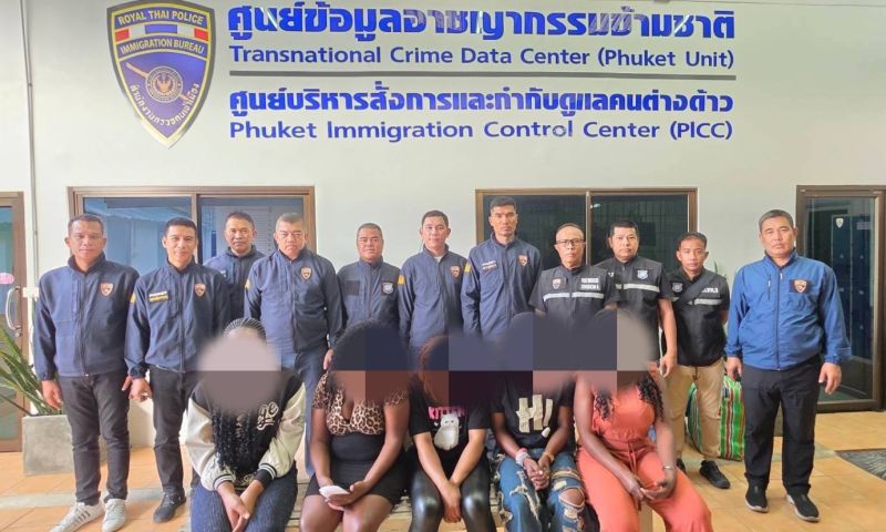 รวบ 5 หญิงต่างชาติผิวสีเสนอขายบริการ “สร้างภาพลักษณ์เสื่อมเสียท่องเที่ยวภูเก็ต”