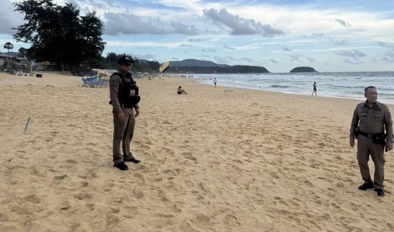 3 พี่น้องชาวบาห์เรนฝ่าธงแดงลงเล่นน้ำหาดกะรน ติดกระแสน้ำคลื่นซัดจมหาย 1