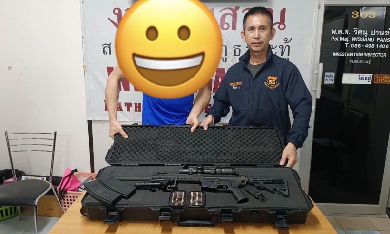 สภ.กะทู้ กวาดล้างอาชญากรรม ยึดอาวุธปืนเล็กยาว พร้อมเครื่องกระสุน