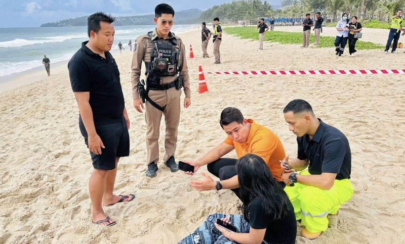 เจ้าหน้าที่ค้นหาชายและเด็กหญิง 13 จมน้ำหาดหน้าโรงแรม