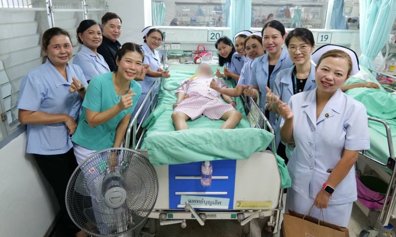 คนไข้ รพ.วชิระภูเก็ตได้กลับบ้าน หลังนอนโรงพยาบาลมา 14 ปี 3 เดือน