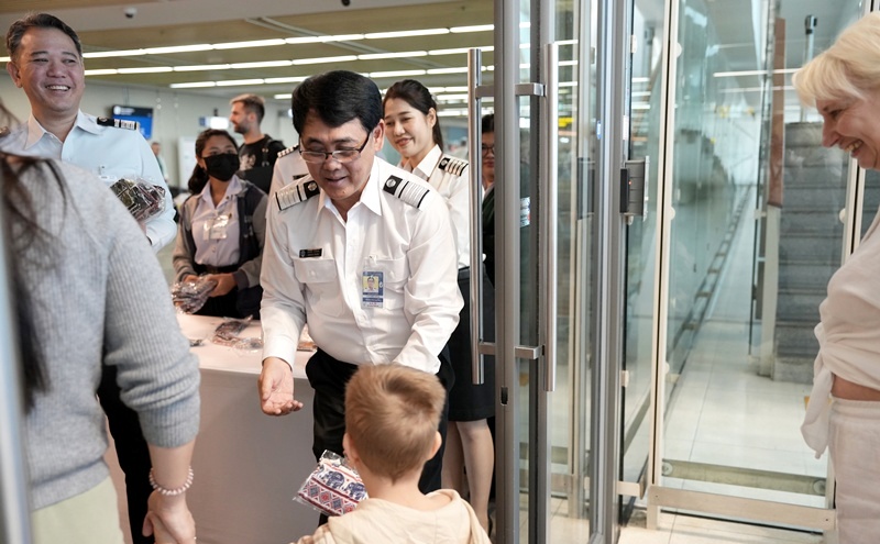 ทภก.ต้อนรับเที่ยวบินปฐมฤกษ์สายการบิน Belavia เส้นทาง มินสค์ -  ภูเก็ต