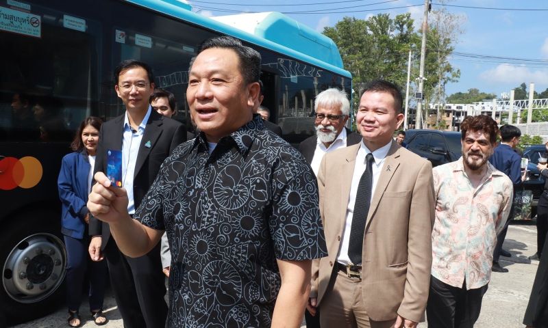 ภูเก็ตเปิดตัวระบบชำระเงิน EMV บนรถภูเก็ตสมาร์ทบัส